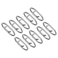 Unique Bargains Stainless Steel Quick Lock Design Swivel Connector Fishing Snaps 100 Pcs -Outdoor Sports Series GUEST 5191ba0a 60b9 4bda 8ca0 871d36df502c