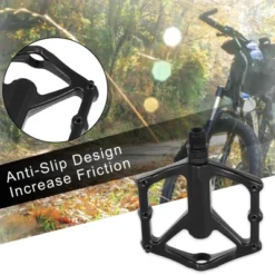 Unique Bargains Aluminum Alloy Bicycle Pedal Rear Foot Peg Black Fit 9/16 Inch Axles BMX MTB Bike Bicycle 1 Pair -Outdoor Sports Series GUEST 51c32160 19ed 4951 aeb1 4271d09e7909