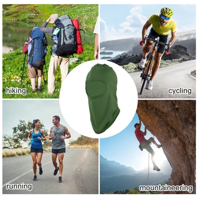 Unique Bargains Ice Silk Solid Color Balaclava Face Mask 1 Pc 2 Unique Bargains Ice Silk Solid Color Balaclava Face Mask 1 Pc - Image 2