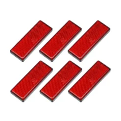 Unique Bargains Motorcycle Rectangular Safety Spoke Warning Reflector Red 6 Pcs -Outdoor Sports Series GUEST 5233acdb 3711 4349 ac00 d0160b4d5553