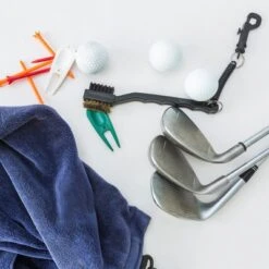 Unique Bargains Double-Sided Dust Cleaning Groove Cleaner With Clip Golf Club Brushes 2 Pcs -Outdoor Sports Series GUEST 5238b3dc 6df2 4208 a40e 409c5b85dd66 1