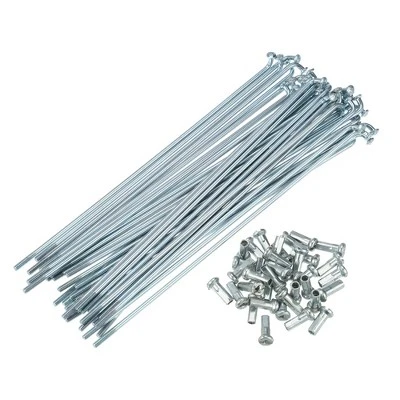 Unique Bargains 14G J Bend Bicycle Steel Spokes 36 Pcs 7 Unique Bargains 14G J Bend Bicycle Steel Spokes 36 Pcs - Image 7