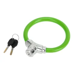 Unique Bargains Bicycle Lock Portable Ring Cable Anti-Theft Bike Lock Mini Ring Lock Green -Outdoor Sports Series GUEST 53e20982 ce5f 454f b9b1 728daee479e0