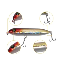 Unique Bargains Fishing Lures Catfish Rattling Line Float Lures Topwater Bass Lures Yellow Red -Outdoor Sports Series GUEST 562c2117 19c3 4c71 a05a 9b2fdabfb7f0