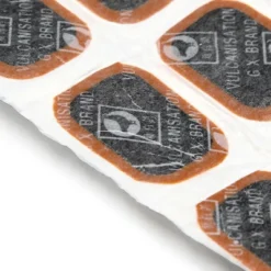 Unique Bargains Square Type Bike Tire Puncture Repair Patches Rubber Tool 1.38" X 0.94" 9pcs