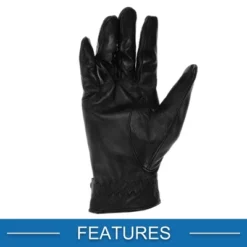 Unique Bargains Motorcycle Gloves Breathable Full Finger Gloves Black 1 Pair -Outdoor Sports Series GUEST 56a9a9f5 29a5 4568 b56f 60de3ae50511