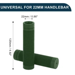 Unique Bargains Bike Handlebar Grips Covers 4.92" Long Green 1 Pair -Outdoor Sports Series GUEST 57589bda e5ea 4bfd b79f ed582b4af840