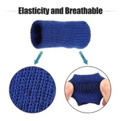 Unique Bargains Black Beige Blue Breathable Finger Sleeves Thumb Braces Support Elastic Compression Protectors For Arthritis Trigger Finger 30pcs -Outdoor Sports Series GUEST 580ac48e 6384 49d7 8f5b a85031d79073