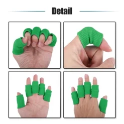 Unique Bargains Breathable Finger Sleeves Thumb Braces Support Elastic Compression Protectors Black Green 40pcs 7 Unique Bargains Breathable Finger Sleeves Thumb Braces Support Elastic Compression Protectors Black Green 40pcs -Outdoor Sports Series GUEST 580c5630 e2da 459f 8631 c09eb354c38f
