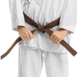 Unique Bargains Polyester Polyester Martial Arts Judo Colored Ranking Belt Brown 1 Pc -Outdoor Sports Series GUEST 58c13700 8470 46d1 a382 e44e4204a93e