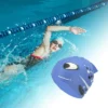 Unique Bargains Kid's Silicone Polka Dot Fish Swim Cap 1 Pc