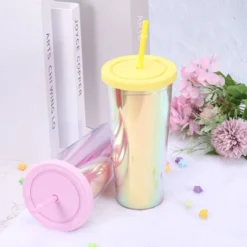 Unique Bargains Acrylic Insulated Double Wall Tumbler With Lid And Straw -Outdoor Sports Series GUEST 5a3becc2 799d 4aa0 bfd5 1b68dbb1aabc