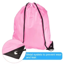 Unique Bargains Gym Sports Outdoor Traveling Nylon Polyester Drawstring Storage Bag 5 Pcs -Outdoor Sports Series GUEST 5ab613b4 61ac 422f b435 5b06978c0140
