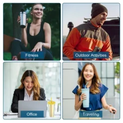 Unique Bargains Acrylic Insulated Double Wall Tumbler With Lid And Straw -Outdoor Sports Series GUEST 5abeb824 b338 4566 8167 711f90abd1db