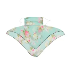 Unique Bargains Flower Triangle Earloop Neck Gaiter 1 Pc -Outdoor Sports Series GUEST 5bab8d1c bf5d 4ae5 a334 b55802e14401