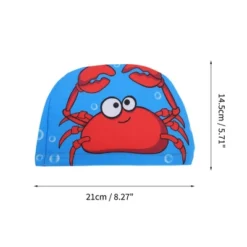 Unique Bargains Kid's Polyester Cartoon Pattern Swim Cap Blue Red 1 Pc -Outdoor Sports Series GUEST 5c86b84e 5574 432e 8526 cb23a6006167