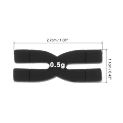 Unique Bargains Silicone Adjustable Vibration Dampeners H Badminton Racket Weight Balance Strip 0.5g 6 Pcs