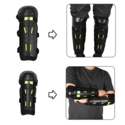 Unique Bargains With Adjustable Strap Motorcycle Knee Elbow Pads Green 4 Pcs -Outdoor Sports Series GUEST 5d7acc9a 3e18 4888 a30f 784598e62619