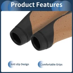 Unique Bargains Bike Handlebar Grips Covers 5.31" Brown 1 Pair -Outdoor Sports Series GUEST 5f1a50b7 8480 494a 8792 6897b91636b2