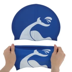 Unique Bargains Silicone Whales Pattern Swim Cap 1 Pc -Outdoor Sports Series GUEST 5f2986dd c7db 4ccb a7ae 8ad158de37cd