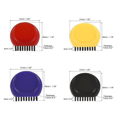 Unique Bargains Portable Pocket Dust Groove Cleaner Mini Golf Club Brushes Red Yellow Blue Black 5 Pcs 1 Unique Bargains Portable Pocket Dust Groove Cleaner Mini Golf Club Brushes Red Yellow Blue Black 5 Pcs