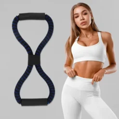 Unique Bargains Durable 8-Shaped Yoga Stretch Band 13.78"x5.51" 1 Pc -Outdoor Sports Series GUEST 5f5b0800 8941 49b6 aab4 649ce0474b7c