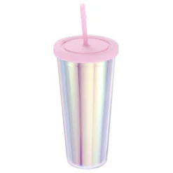 Unique Bargains Acrylic Insulated Double Wall Tumbler With Lid And Straw -Outdoor Sports Series GUEST 5fa16957 dd64 4d38 93de e2d203ca1058