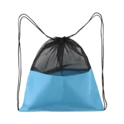 Unique Bargains Drawstring Backpacks Polyester Lake Blue 1 Pc -Outdoor Sports Series GUEST 5fcdea7b 8293 43ff a730 f650cecfeaeb