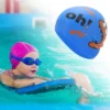 Unique Bargains Kid's Silicone Letter Swim Cap 1 Pc