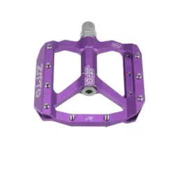 Unique Bargains Non-Slip Pedals Platform Flat Bicycle Pedals 9/16" For Road Bikes MTB Mountain Bike Purple 1 Pair -Outdoor Sports Series GUEST 6008fc35 bb8c 4fc5 9444 f482c5abe226