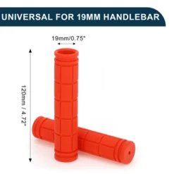 Unique Bargains Bike Handlebar Grips Covers 4.72" Length Orange 1 Pair -Outdoor Sports Series GUEST 602a239b 5923 476d b78a 8dccc652ce5d