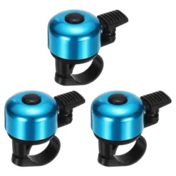 Unique Bargains Aluminum Loud Crisp Clear Sound Mini Bicycle Bells 3 Pcs -Outdoor Sports Series GUEST 6081cf20 6d92 4644 b96c b8deef6bfc6a