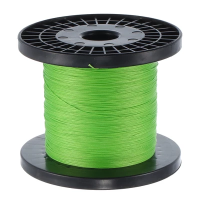 Unique Bargains 8 Strands Abrasion Resistant Smooth Zero Stretch PE Braided Fishing Line Green 1Pc 1 Unique Bargains 8 Strands Abrasion Resistant Smooth Zero Stretch PE Braided Fishing Line Green 1Pc