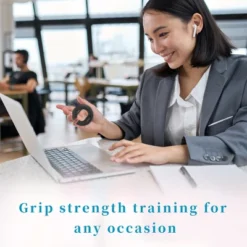 Unique Bargains Silicone Hand Grip Circle Adjustable Strength Grip 70-80LBS -Outdoor Sports Series GUEST 617dca18 da92 45c7 a120 a20ddcb09eb0