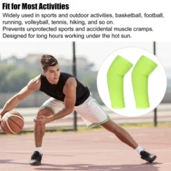 Unique Bargains Reduce Joint Pain Arm Elbow Compression Sleeve 1Pair