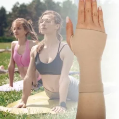 Unique Bargains Pair Wrist Support Compression Sleeves Elastic Thin Wrist Brace For Women And Men -Outdoor Sports Series GUEST 631c8eda 4cb7 4e82 a209 cbe5ec62b3eb