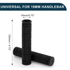 Unique Bargains Bike Handlebar Grips Covers 4.72" Black 1 Pair -Outdoor Sports Series GUEST 63219047 8132 40c4 933c 035dd5152e29