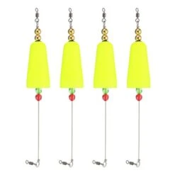 Unique Bargains Plastic Weighted Conical Fishing Floats Rigs 4 Pcs -Outdoor Sports Series GUEST 639af546 02eb 4a3e 93c8 9a8cda7779b9