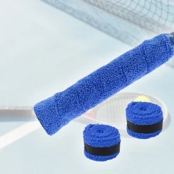 Unique Bargains Towel Tennis Racket Grip Tape Anti-Slip Absorbent Grip 2 Pcs