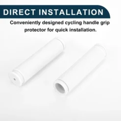 Unique Bargains Bike Handlebar Grips Covers 4.92" White 1 Pair -Outdoor Sports Series GUEST 642edd52 d979 4ded 9a26 9ba41e799341