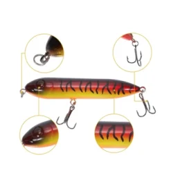 Unique Bargains Fishing Lures Catfish Rattling Line Float Lures Topwater Bass Lures Black Red -Outdoor Sports Series GUEST 64666701 84d7 4847 bce8 831f55e2a86d