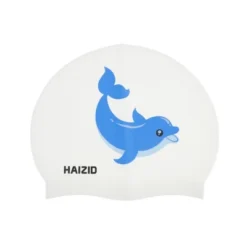 Unique Bargains Kid's Silicone Cartoon Dolphin Swim Cap 1 Pc -Outdoor Sports Series GUEST 646c0ad0 f939 402f a03e 7d172eb934b5