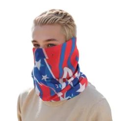 Unique Bargains Sunscreen Stars Pattern Face Scarf Mask Red Blue 1 Pc -Outdoor Sports Series GUEST 64d3a466 72f3 4d35 98ff b63533614bcf