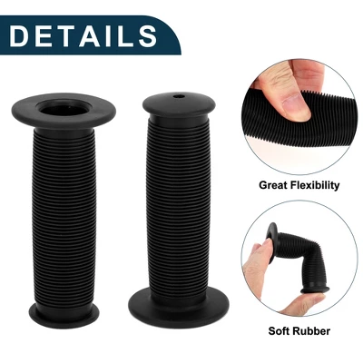 Unique Bargains Bike Handlebar Grips Covers 3.94" Long Black 1 Pair 2 Unique Bargains Bike Handlebar Grips Covers 3.94" Long Black 1 Pair - Image 2