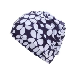 Unique Bargains Nylon Floral Pattern Swimming Cap 1 Pc -Outdoor Sports Series GUEST 65fa2235 cee3 4a24 aaa8 10e60820748a