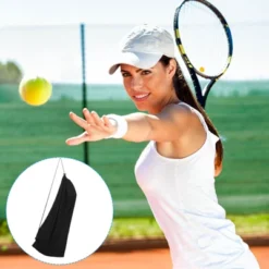 Unique Bargains Velvet Single Shoulder Lightweight Tennis Racquet Bag Black 32.3 X 13.4 Inch -Outdoor Sports Series GUEST 662b1e9d f65a 4955 83cb 9b47c36f122f