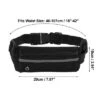Unique Bargains Single Layer Running Waist Pack With Hold 1 Pc