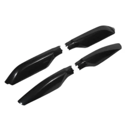 Unique Bargains Roof Rack Bar Rail End Protection Cover Shell For Toyota Land Cruiser Prado Plastic Black 1 Set -Outdoor Sports Series GUEST 66e436dd d447 4119 9434 71c00906e36a