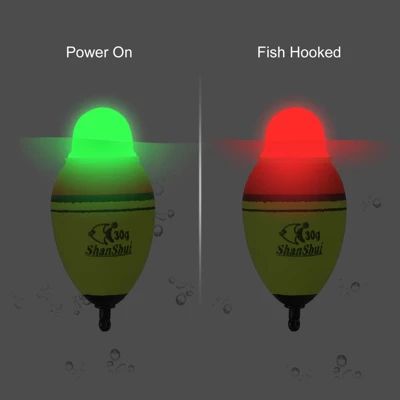 Unique Bargains EVA Durable Electric Lighted Night Fishing Slip Bobber 2 Pcs 3 Unique Bargains EVA Durable Electric Lighted Night Fishing Slip Bobber 2 Pcs - Image 3