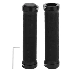 Unique Bargains Bike Handlebar Grips Covers 5.12" Black 1 Set -Outdoor Sports Series GUEST 676a83b9 f869 4cb8 a338 4905c7869d76